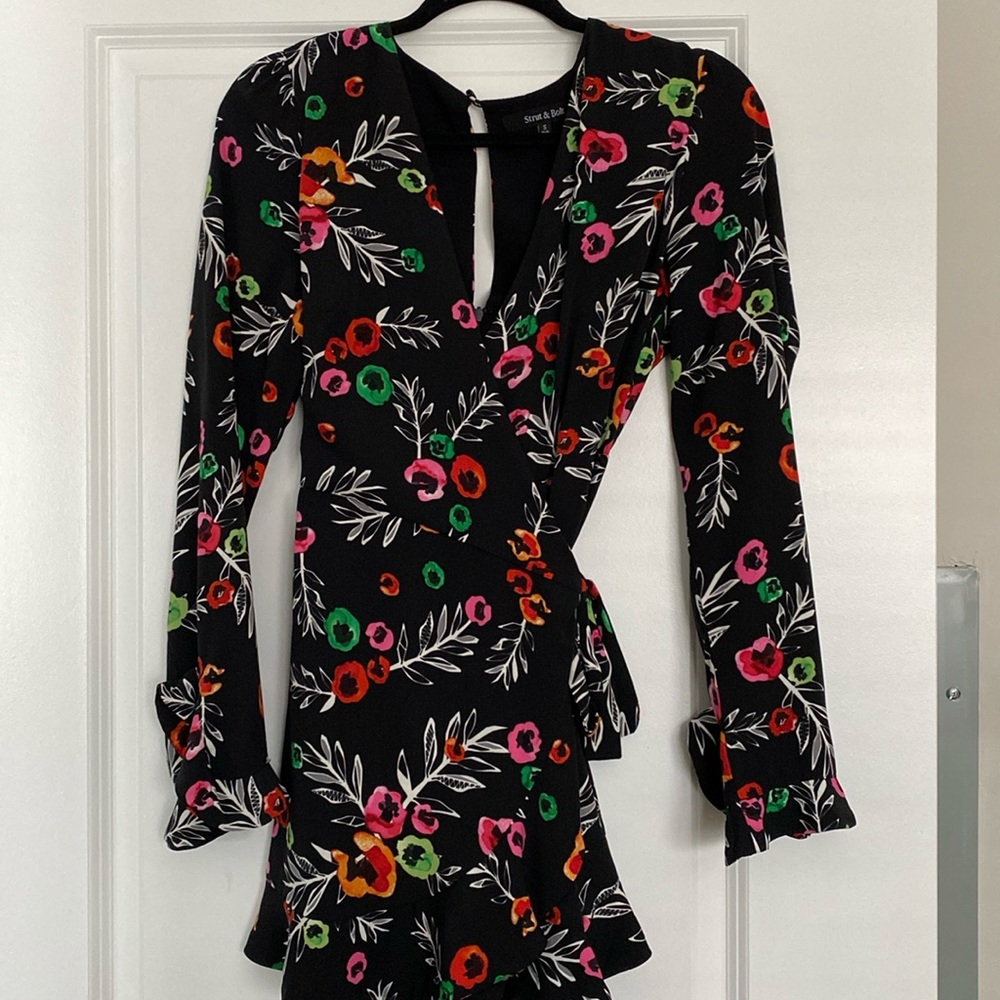 Floral Wrap Dress